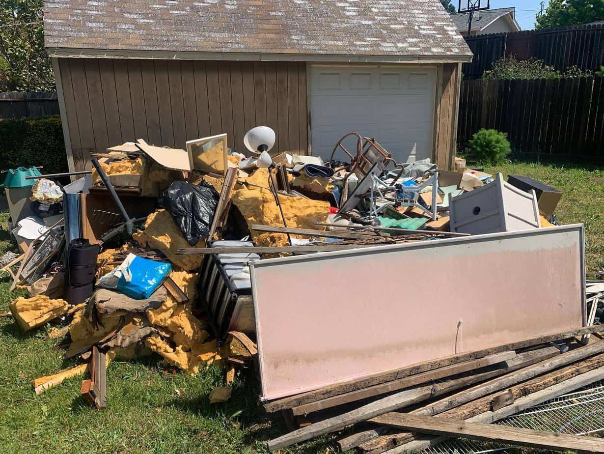 Commercial Junk Removal Before